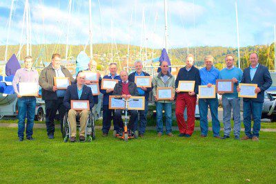 Yachting Tasmania annual award winners and inductees into the Yachting Hall of Fame. Photo Dane Lojek.