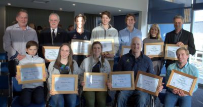 Yachting Tasmanian awards winners for 2016.