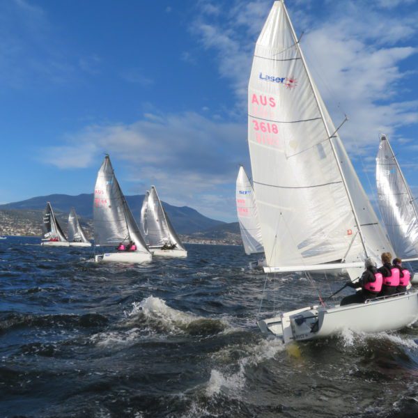 Winter Winners at the Derwent Sailing Squadron