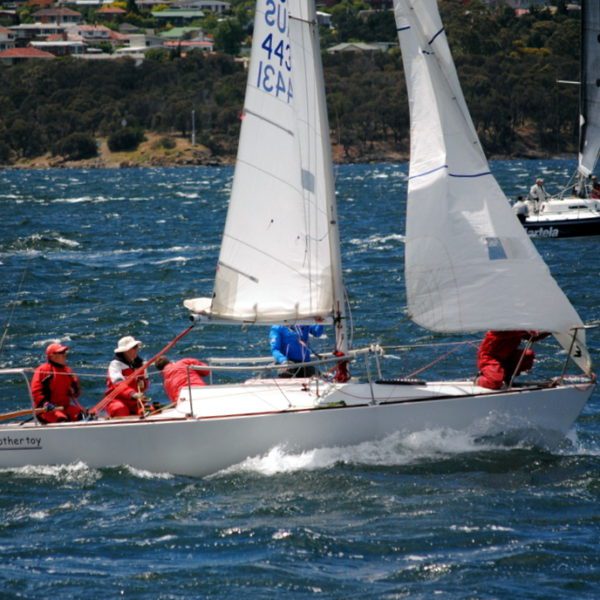 Few hardy sailors out for Winter Series start