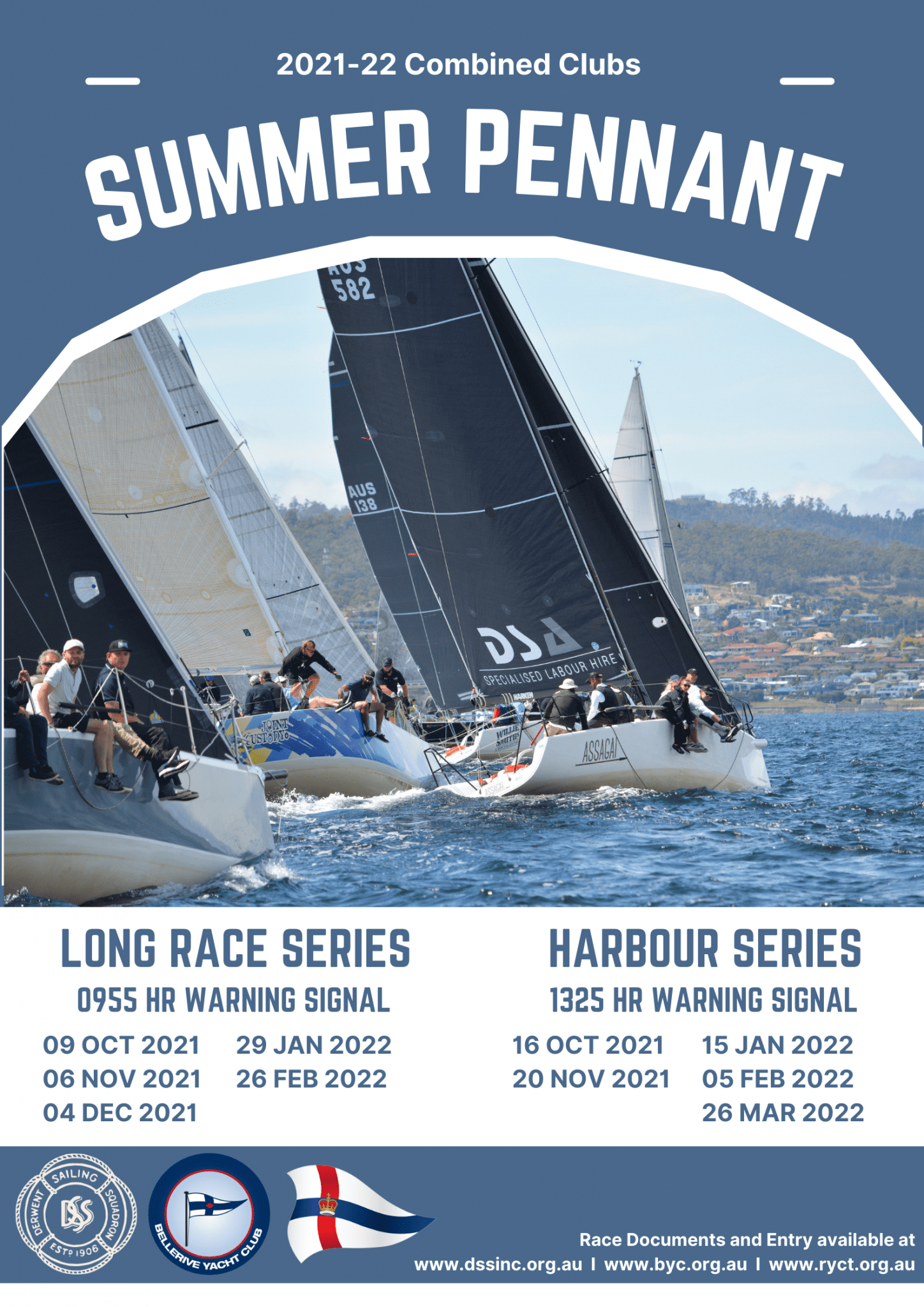 202122 Combined Clubs Harbour Series Race Day 5 DSS Derwent